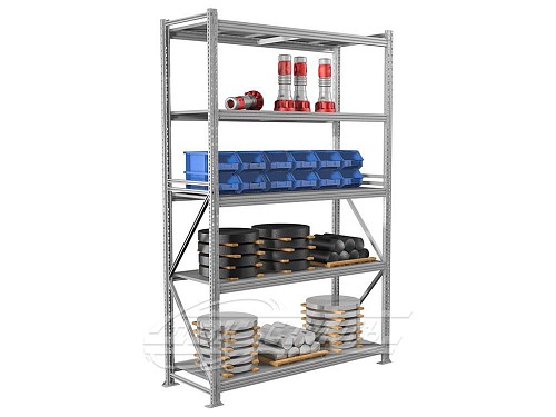 Стеллаж металлический MS Pro 2500/1310x400/4.  �2