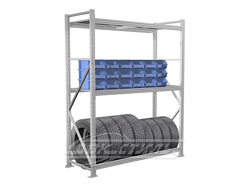 Стеллаж металлический MS Pro 2500/1010x800/4.  �3